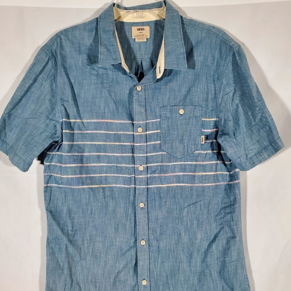 VANS OFF THE WALL TAILORED FIT BUTTON UP